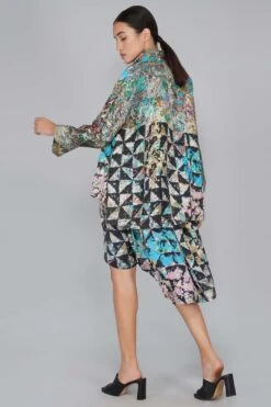 YAVI Abstract Silk Jacket -Inca Style Shop yc10jkt 23 3