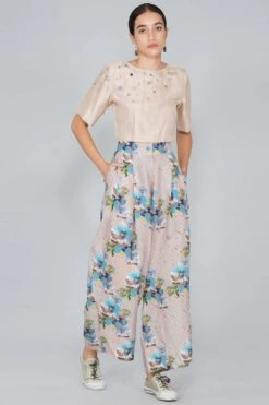 YAVI Salmon Bloom Pants